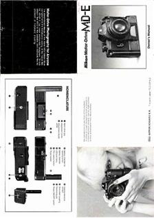 Nikon MotorDrives - all manual. Camera Instructions.